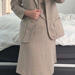 Vintage 3-Piece Vest, Blazer, Skirt Set